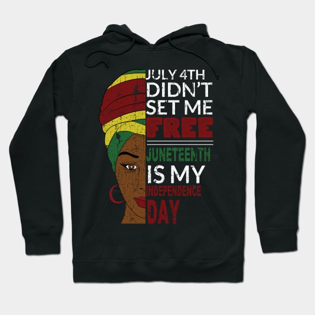 Juneteenth Afrocentric Celebration Hoodie by blackartmattersshop